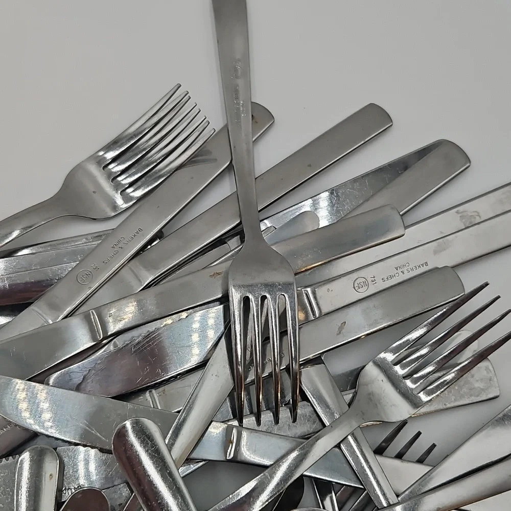 5 lb. Silverware Variety Stainless Steel Cutlery Lot Random